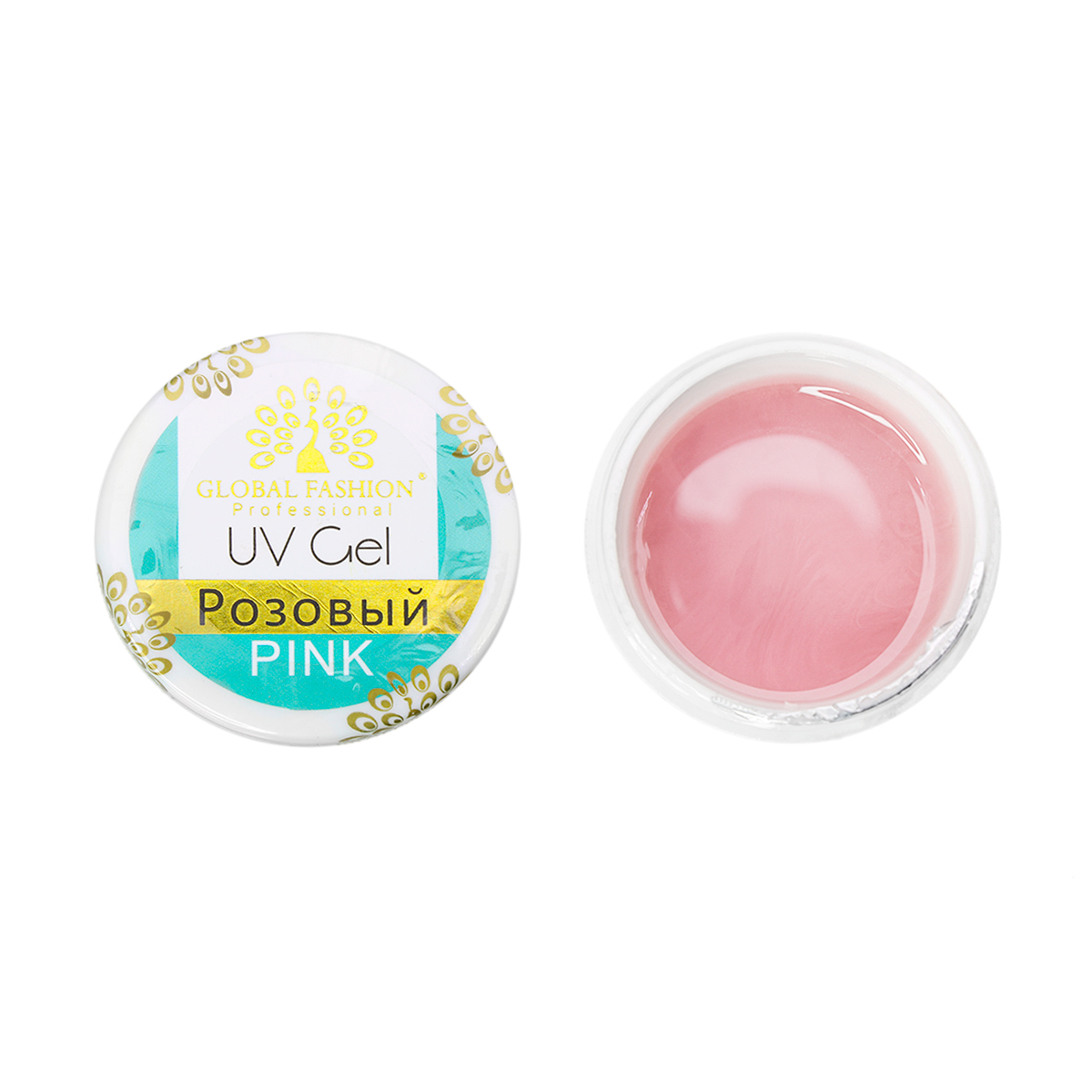 All Season Nails UV Gel Artificial Nail Extensions - Strong, Shiny Pink - 1 Oz / 28g