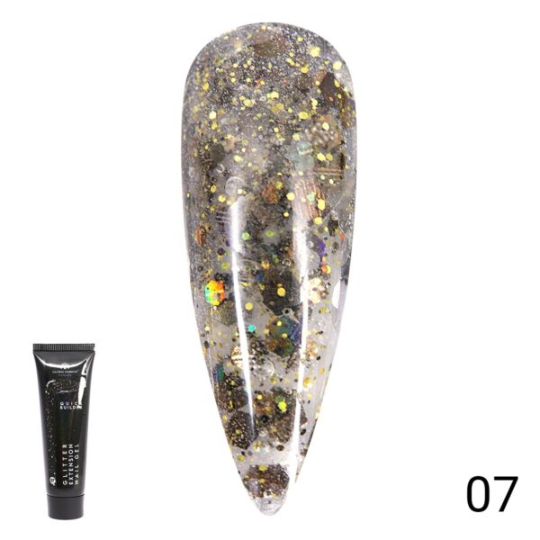 Glitter Extension Nail Gel Fastgel Global 30gr