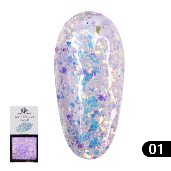 Solid Sequins uv/led 01