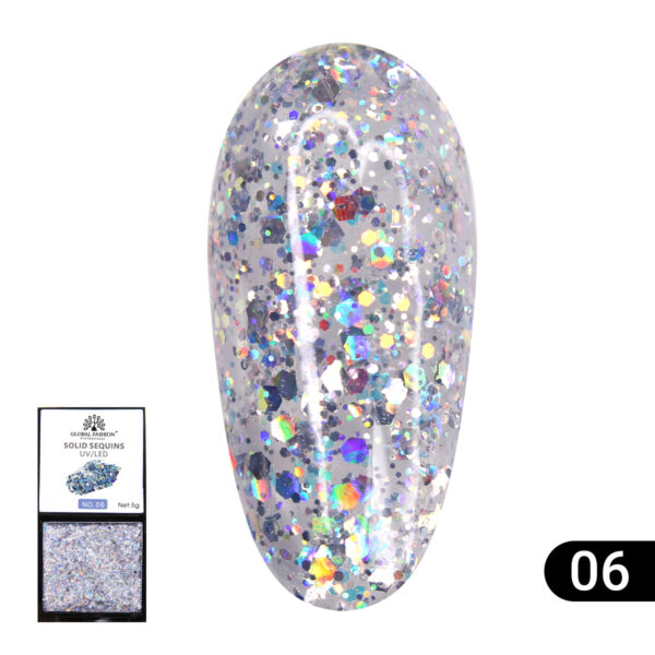 Solid Sequins uv/led 06