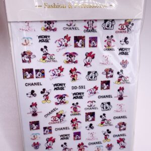 Nail Stickers Mickey Mouse Chanel