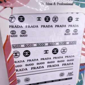 Nail Stickers Brands Prada