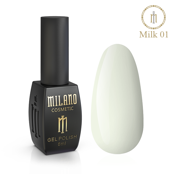 Gel Polish Milano 8ml Milk Collection 01
