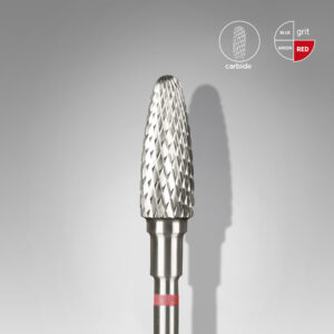 Carbide nail drill bit, "corn", red FT90R50/13