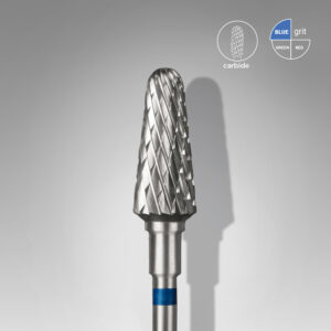 Carbide nail drill bit frustum blue 6mm/14mm Staleks FT70B060/14