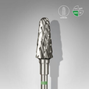 Carbide nail drill bit frustum Green 6mm/14mm Staleks FT70G060/14