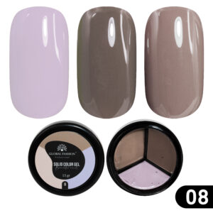 Solid Color Gel Global Fashion Cappuccino 08 15gr