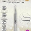 Volume Eyelash Extension tweezers 90degrees 7mm Stiff Hold Lovely