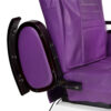 Bs καρέκλα πεντικιούρ με μασάζ BR-3820D μωβ