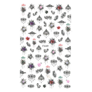 Nail Stickers Miss Color F449