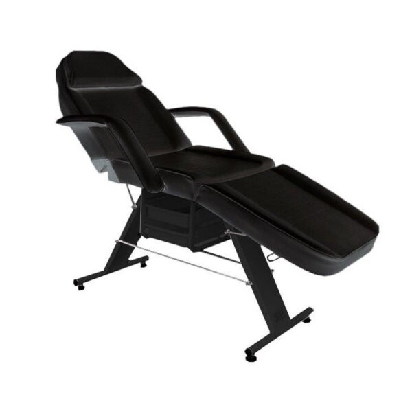 Χειροκίνητη καλλυντική καρέκλα CO Basic με κυβέτες μαύρες CN00707