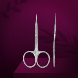 Professional cuticle scissors with hook Staleks Pro Exclusive SX-21/2Z