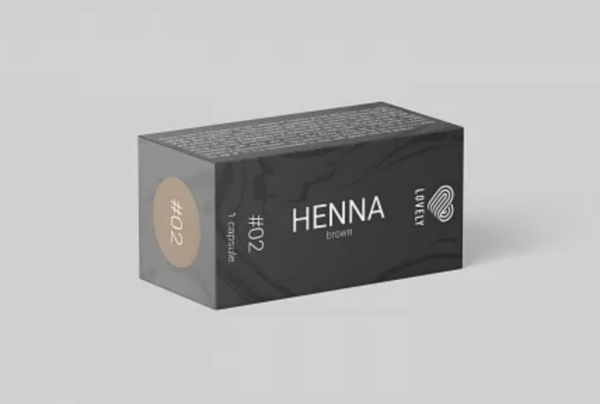Henna for eyebrows in a capsule 0,45g 02 Brown
