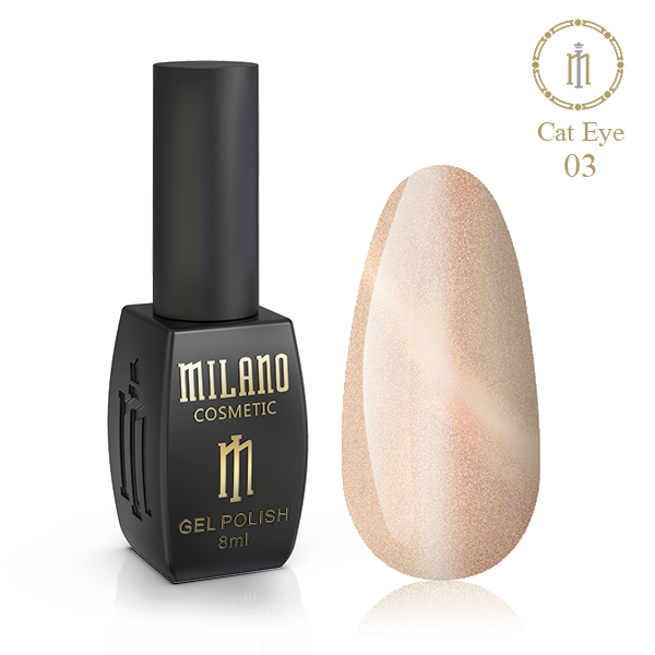 Crystal Cat Eye Color Gel Milano Cosmetic 8ml 03