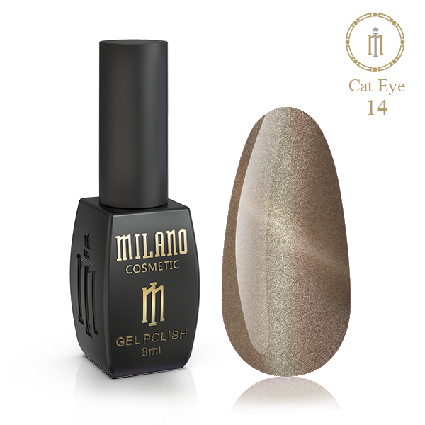 Crystal Cat Eye Color Gel Milano Cosmetic 8ml 14
