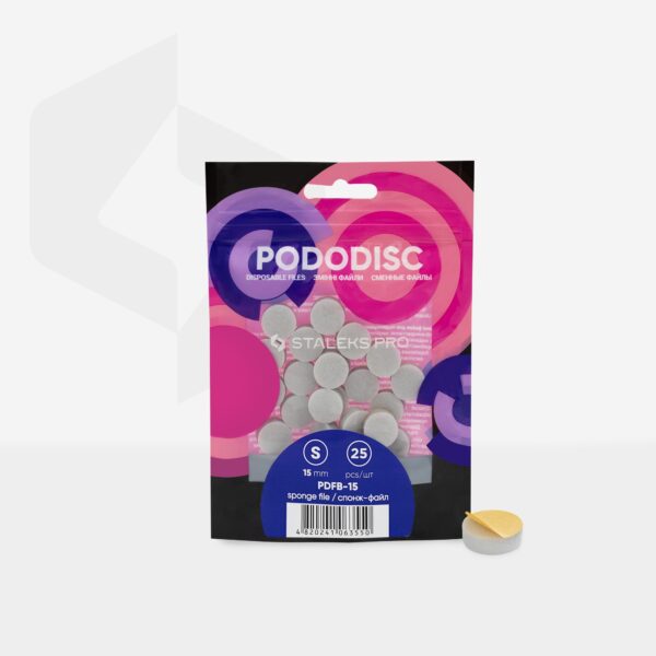 Disposable files-sponges for pedicure disc Pododisc Staleks Pro S (25 pcs)