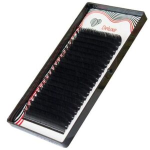 Eyelashes Lovely Deluxe D0.07 Mix 7-12mm 16 lines black