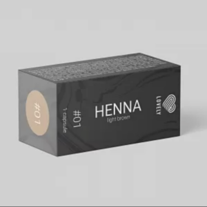 Henna for eyebrows in a capsule 0,45g 01 Light Brown