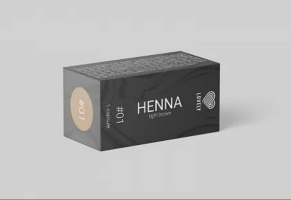 Henna for eyebrows in a capsule 0,45g 01 Light Brown