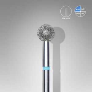 Diamond nail drill bit Ball Blue 5mm FA01B050