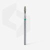 Diamond nail drill bit Pointed Flame, Green FA10G021/8