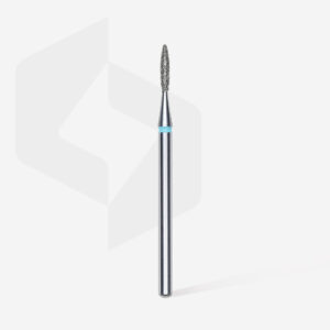 Diamond nail drill bit Pointed Flame, Blue FA11B016/8