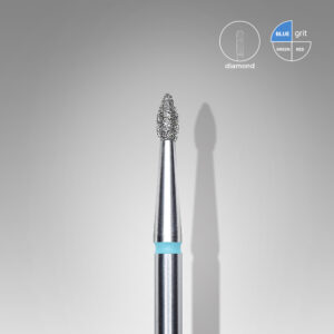 Diamond nail drill bit Pointed Bud Blue FA60B018/4