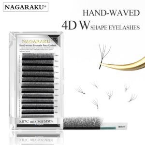 Fans EyeLashes Nagaraku 4D W 0.07C Mix 8-14mm