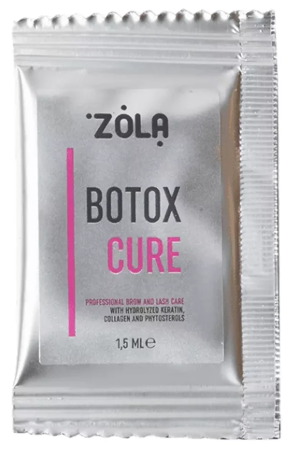 Botox for eyebrows and eyelashes in a sachet ZOLA Botox Cure 1.5 ml 1pcs