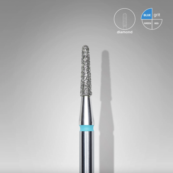 Diamond nail drill bit, Frustum Blue FA70B018/8 Staleks