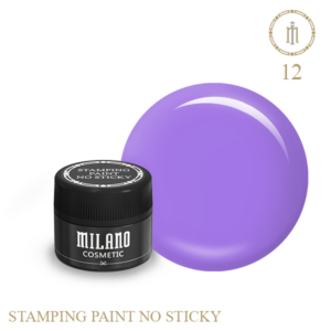 Stamping Paint No Sticky Milano 6ml 12