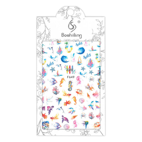 Nail Stickers Miss Color F649