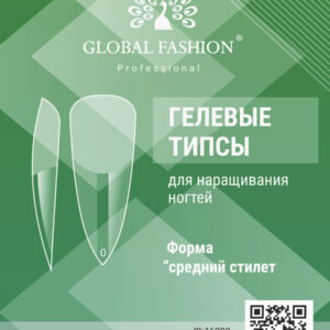 Soft Gel Tips Global Fashion Medium stiletto 240pc