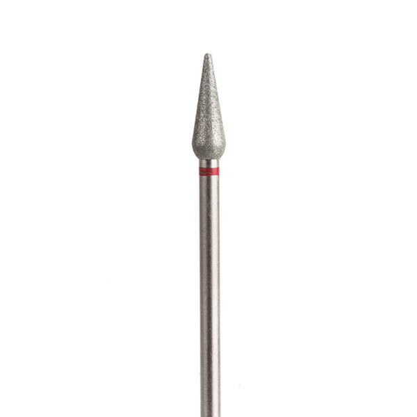 Diamond nail drill bit Pointed Red 040