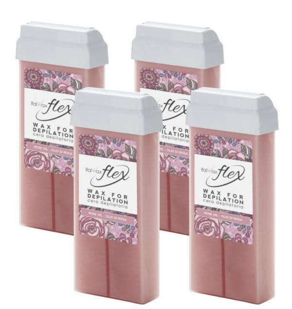 Cartridge Italwax Flex Soft Wax Rose Oil 100ml