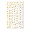 Nail Stickers F282 Snow Gold