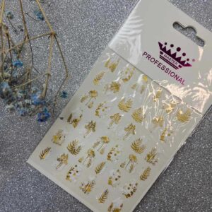 Nail Stickers Gold-White DH-374 Master Professional