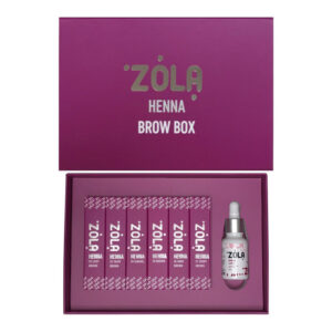 ZOLA Henna Box 6 pcs 10 gr + Eyebrow oil ZOLA