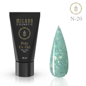 Poly Gel Milano Cosmetic 30ml No20 Shimmer
