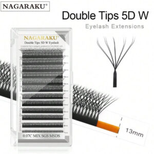 Double Tips 5D Black EyeLashes Nagaraku 0.07C Mix 8-15mm