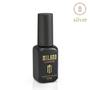 Top Coat no wipe Shimmer Silver Milano 12ml