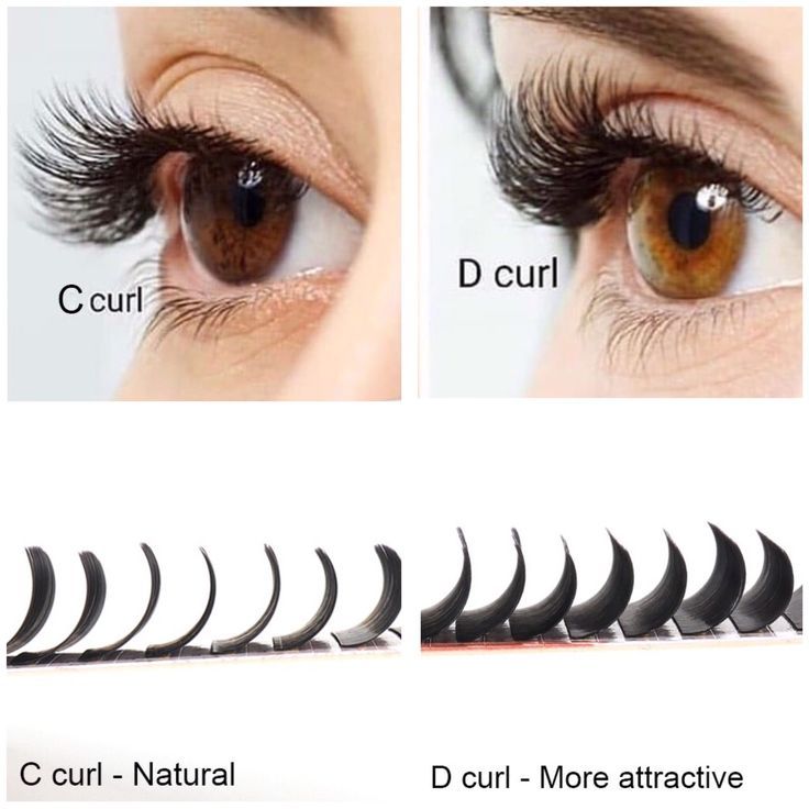 Premium lashes Curl D