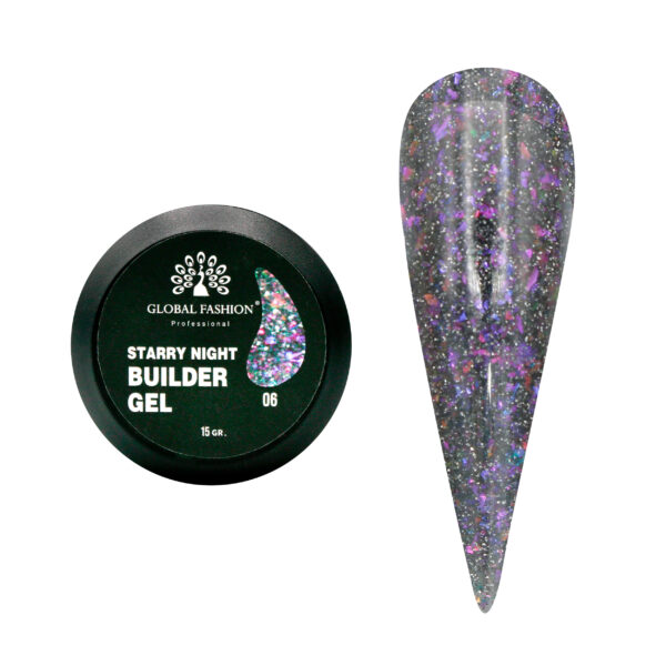 Starry Night Builder Gel Global Fashion 06 15gr