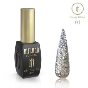 Gel Polish Milano Galaxy Glitter 8ml 01