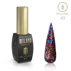 Gel Polish Milano Galaxy Glitter 8ml 03