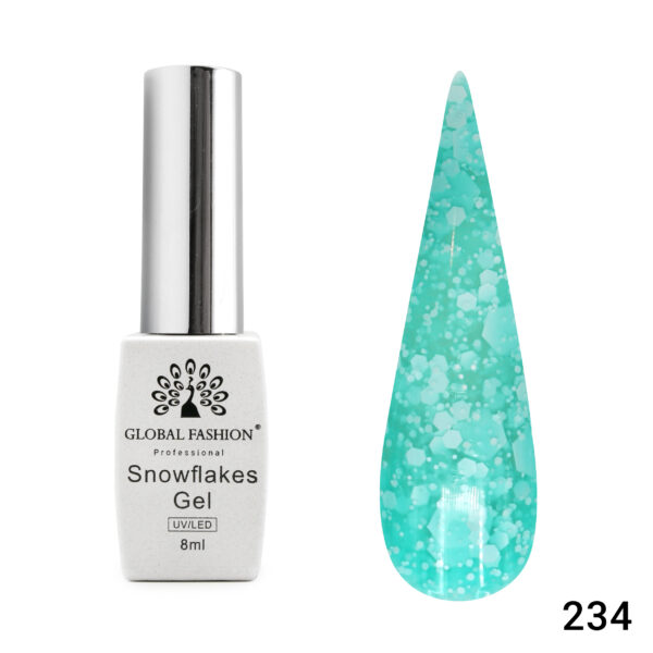 Snow Flake Gel Nail Polish 8ml Global Fashion