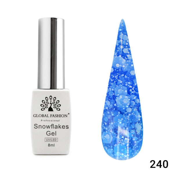 Snow Flake Gel Nail Polish 8ml Global Fashion