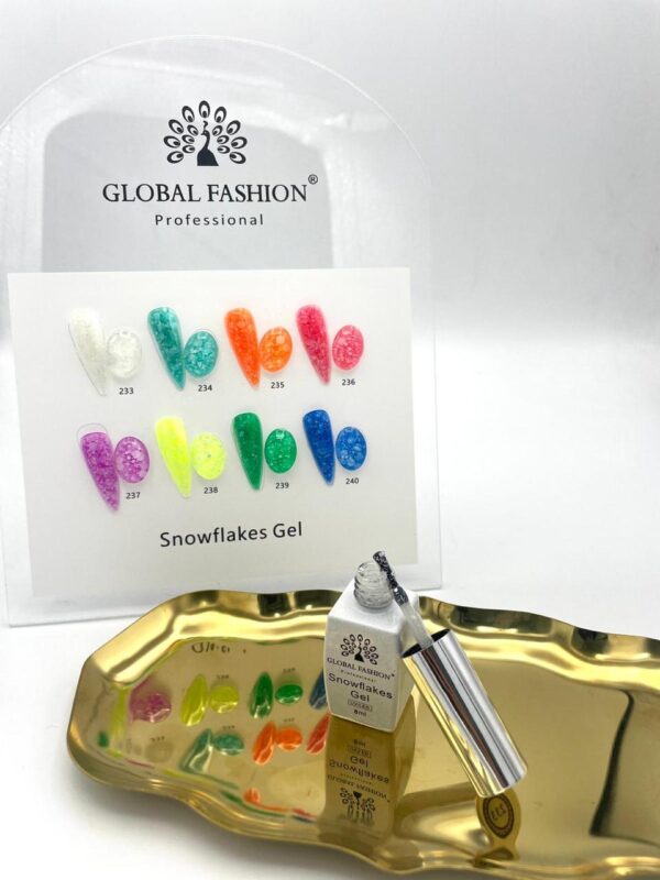 Snow Flake Gel Nail Polish 8ml Global Fashion 233