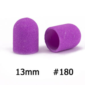 Καπέλα πεντικιούρ 13 mm 180 grit 10 τμχ Purple