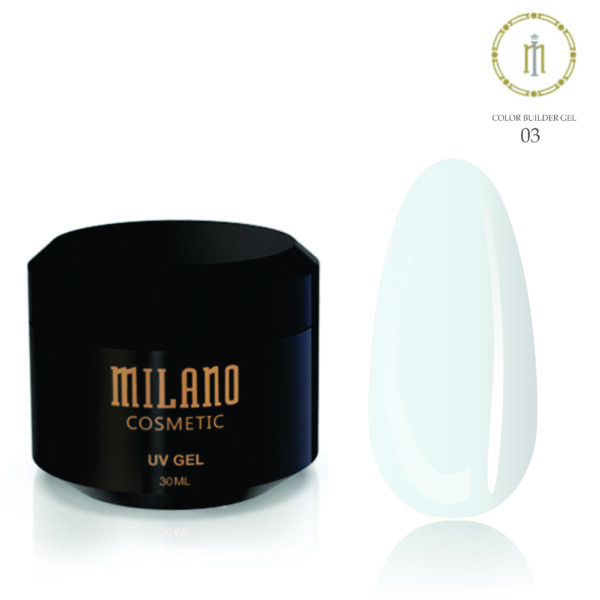 UV/LED Color Builder Gel Milano Cosmetic Light Blue No 3 30ml